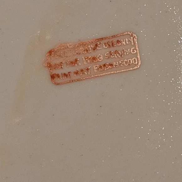 Andrea by Sadek Vintage Decorative Plate with Hand-Painted Floral Design - Picture 6 of 6